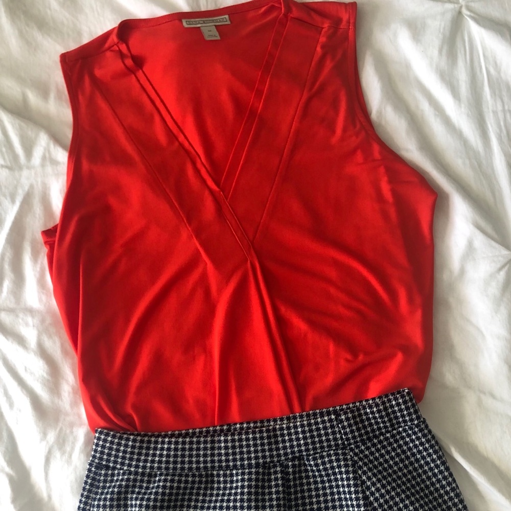Poppy orange blouse